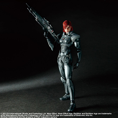 超レア プレイアーツ改 マスエフェクト 3 FemShep フィギュア MASS