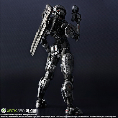 中古 プレイアーツ改 HALO 4　スパルタンソルジャー HALO 4 プレイアーツ改 -KAI- スパルタン サラ パーマー