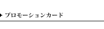 プロモーションカード