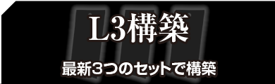 L3構築 最新3つのセットで構築